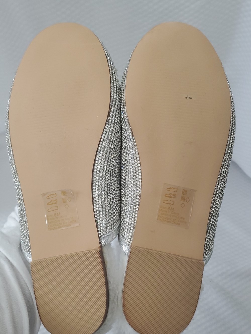 DB Studio Rhinestone Slippers/Shoes - 8M - Picture 9 of 13